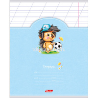 Тетрадь А5 12л косая линия "Лохматики" на скобе  5 дизайнов 12Т5В6/046976 от магазина "Карандаш"