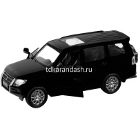 Машина "Mitsubishi Pajero 4WD" черная, инерционная, металл 17,5см (свет, звук, откр.двери) JB1251429 от магазина "Карандаш"