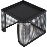 Подставка д/канц.принадлежностей 10х10х10см сетчатая металлическая, черная VS195409 от магазина "Карандаш"