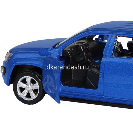 Машина "Volkswagen Amarok" синяя, инерционная, металл 17,5см (свет, звук, откр.двери) JB1251274 от магазина "Карандаш"