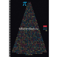 Тетрадь А4 80л клетка "Число Пи" на спирали 4 дизайна 80Т4тВ1гр/077327 от магазина "Карандаш"