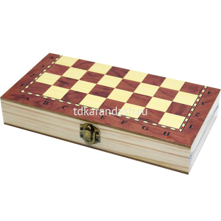 Шахматы, шашки, нарды 3 в 1, 24х24см магнитные Y7159-18