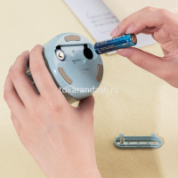 Точилка электрическая 1 отв. 10х5х5см пластик, мятная EH508-BL от магазина "Карандаш"