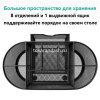 Подставка-органайзер 22х11х10см 9 отделений, сетчатая, металл, черная VS195412 от магазина "Карандаш"