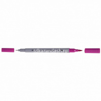 Набор маркеров двусторонних "Terra Colora" 12 цв, на водной основе (линер+кисть) 067976 от магазина "Карандаш"