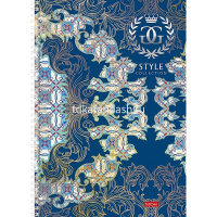 Тетрадь А4 96л клетка "От Кутюр. Выпуск №2" на спирали 3D фольга матовая ламинация 2 дизайна 077652 от магазина "Карандаш"