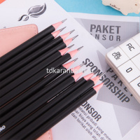 Карандаш чернографитный 2В, с ластиком, трехгранный E58100-1 от магазина "Карандаш"