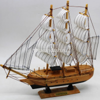 Корабль 29х29см дерево, 3 вида A30 от магазина "Карандаш"