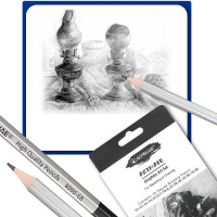 Набор карандашей чернографитных 16шт (8B-6H) картон 43800 от магазина "Карандаш"