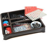 Конструктор металлический "Для уроков труда. Школьный-4" 294 детали 02052 от магазина "Карандаш"