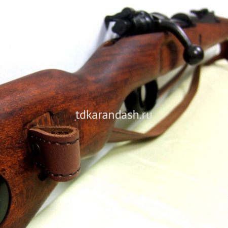 Карабин Маузера K-98 Германия, I и II Мировые войны 110см с ремнем, дерево, металл DE-1146-C от магазина "Карандаш"