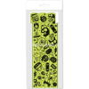 Набор закладок самоклеящихся 6 шт/уп "Монстры" 1,2х37,6см салатовые 2921-123.Р4/6
