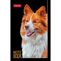 Блокнот А7 48л "Портрет лучшего друга" клетка, склейка, 3-х цветный блок, 5 дизайнов 078599 от магазина "Карандаш"