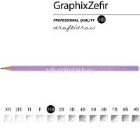 Карандаш чернографитный "Graphix Zefir" сиреневый НВ 21-0045/06 от магазина "Карандаш"