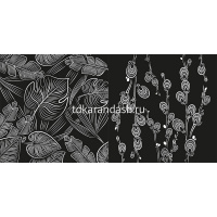 Арт-раскраска "Магия черного-2" 215х215мм 48стр. склейка, глянцевая ламинация Р24-4355 от магазина "Карандаш"