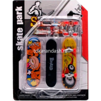 Набор пальчиковый "Фингерборд. 3 скейтборда" пластик 11930-24 от магазина "Карандаш"