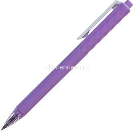 Ручка шариковая "Crystall" 0,5мм синяя, автомат, круглый корпус, чернила soft ink BP_079554 от магазина "Карандаш"
