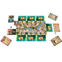 Игра настольная "Гравити Фолз. Спасти Пухлю" 21х21см (поле, 58 карточек, 5 фишек, кубик, подставки) от магазина "Карандаш"