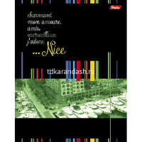Тетрадь А5 96л клетка "Лазурный берег" на скобе 96Т5B1/028419 от магазина "Карандаш"