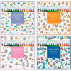 Фломастеры 36 цветов "HappyColor" картон, 4 вида 32-0053