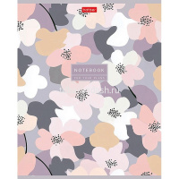 Тетрадь А5 48л клетка "Музыка цветов" на скобе тиснение 5 дизайнов 48Т5тВ1/093162 от магазина "Карандаш"