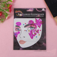 Тату-наклейка на лицо "Узоры" 10видов, ассорти 15*20 см Y4451-16 от магазина "Карандаш"