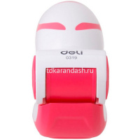 Степлер №24/6,26/6 25л глубина 58мм, розовый/белый E0319 от магазина "Карандаш"