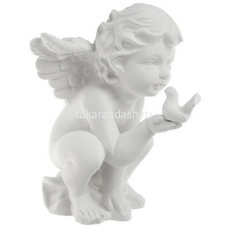 Фигура Ангел с голубем 17х15х22см 80-804 от магазина "Карандаш"