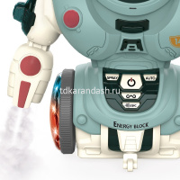 Робот Танцующий, водный 16см, пластик (свет, музыка, спрей) 2013730/6678-14 от магазина "Карандаш"