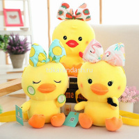 Уточка с бантиком 25см 3 вида MW2264 от магазина "Карандаш"