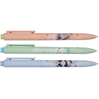 Ручка шариковая "FunClick. Милота зашкаливает" 0,7мм синяя, автомат, корпус Soft Touch 3 вида от магазина "Карандаш"