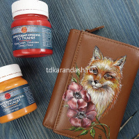 Краска акриловая по ткани 50мл красная темная 0812034 от магазина "Карандаш"