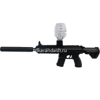 Автомат 26,5х17см с глушителем и контейнером для пуль 9х6см, пластик (пули, аккумулятор) LT355716 от магазина "Карандаш"