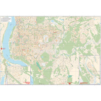 Карта "Томск" складная 65х96см двусторонняя, масштаб 1:11000 от магазина "Карандаш"