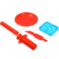 Тесто для лепки 12 цветов 27гр. (324г) "Кроха. Пирожное" (формочки, скалка, стек,тарелка) 32С 2126-0 от магазина "Карандаш"