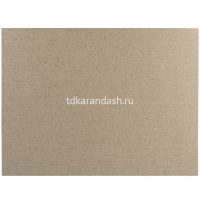 Холст на МДФ, 30х40см 45% хлопок 55% лён, мелкое зерно, 280г/м2 2683103-30х40 от магазина "Карандаш"