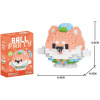 Конструктор 3D "Ball Party" количество деталей 186-218, 8х11х4см пластик, ассорти W2603/11315-24 от магазина "Карандаш"