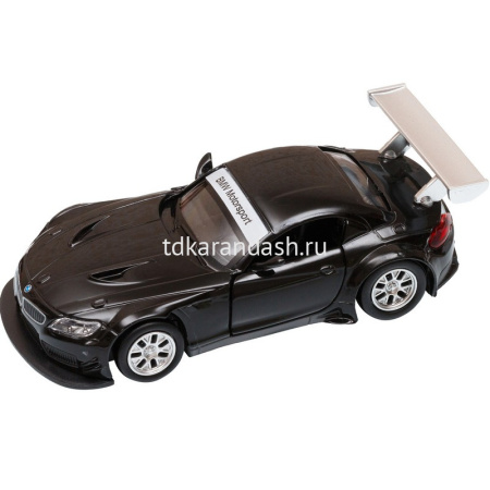 Машина "BMW Z4 GT3" черная, инерционная, металл 17,5см (свет, звук, откр.двери) JB1200132 от магазина "Карандаш"