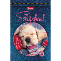 Блокнот А7 48л "Сони-Засони" клетка, склейка, 3-х цветный блок, 5 дизайнов 046361 от магазина "Карандаш"