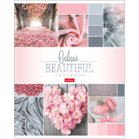 Тетрадь А5 96л клетка "Beautiful colour" на скобе 5 дизайнов 96Т5В1/046858 от магазина "Карандаш"