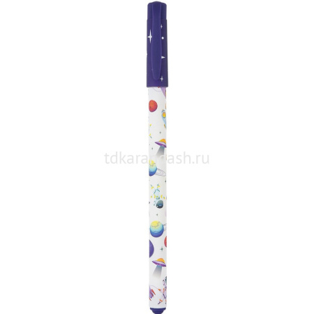 Ручка шариковая "HappyWrite. Космос" 0,5мм синяя 20-0215/61 от магазина "Карандаш"