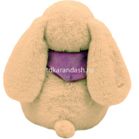 Кролик 21см персик/фиолетовый AT365316 от магазина "Карандаш"