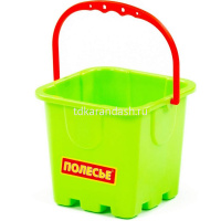 Ведро "Крепость" малое 10х10х9см пластик, 2 цвета 3287 от магазина "Карандаш"