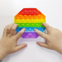 Игрушка-антистресс "Pop it" 12,5см разноцветный M-9978 от магазина "Карандаш"