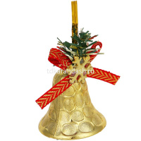 Украшение "Колокольчики" 4см 6шт/уп., золото, пластик 379-317 от магазина "Карандаш"