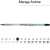 Карандаш чернографитный "Manga anime. City" НВ, с ластиком, трехгранный пластиковый корпус от магазина "Карандаш"